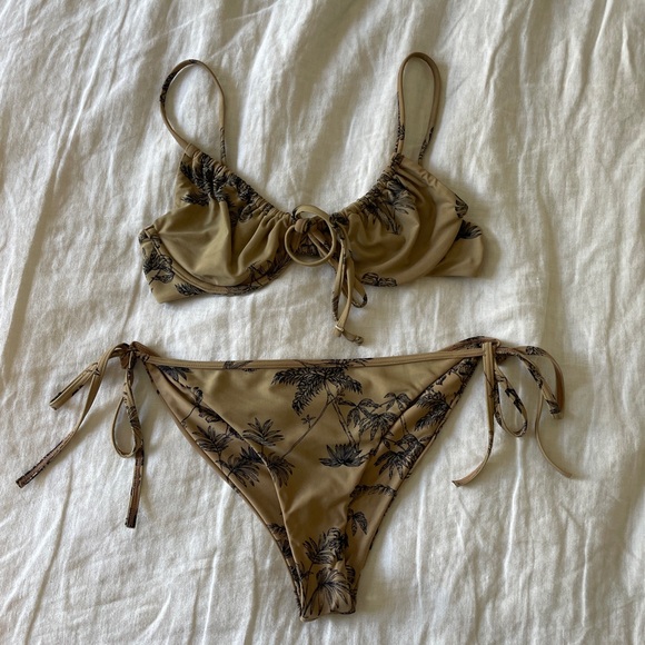 Brown Amuse Society Swimsuit - Picture 1 of 2